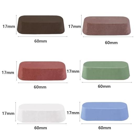 Pcs Metal Buffing Polishing Compound for Buffing Wheel, Buffing Wheel 7.5 OZ 6