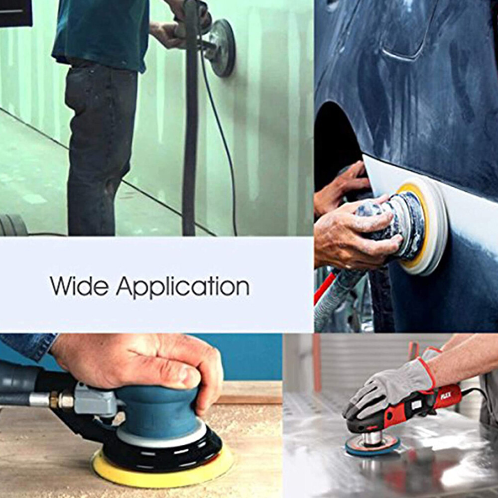 50 100Pack 5 inch Sanding Discs 8-Hole Hook Loop Sander Orbital Sandpaper 60-320