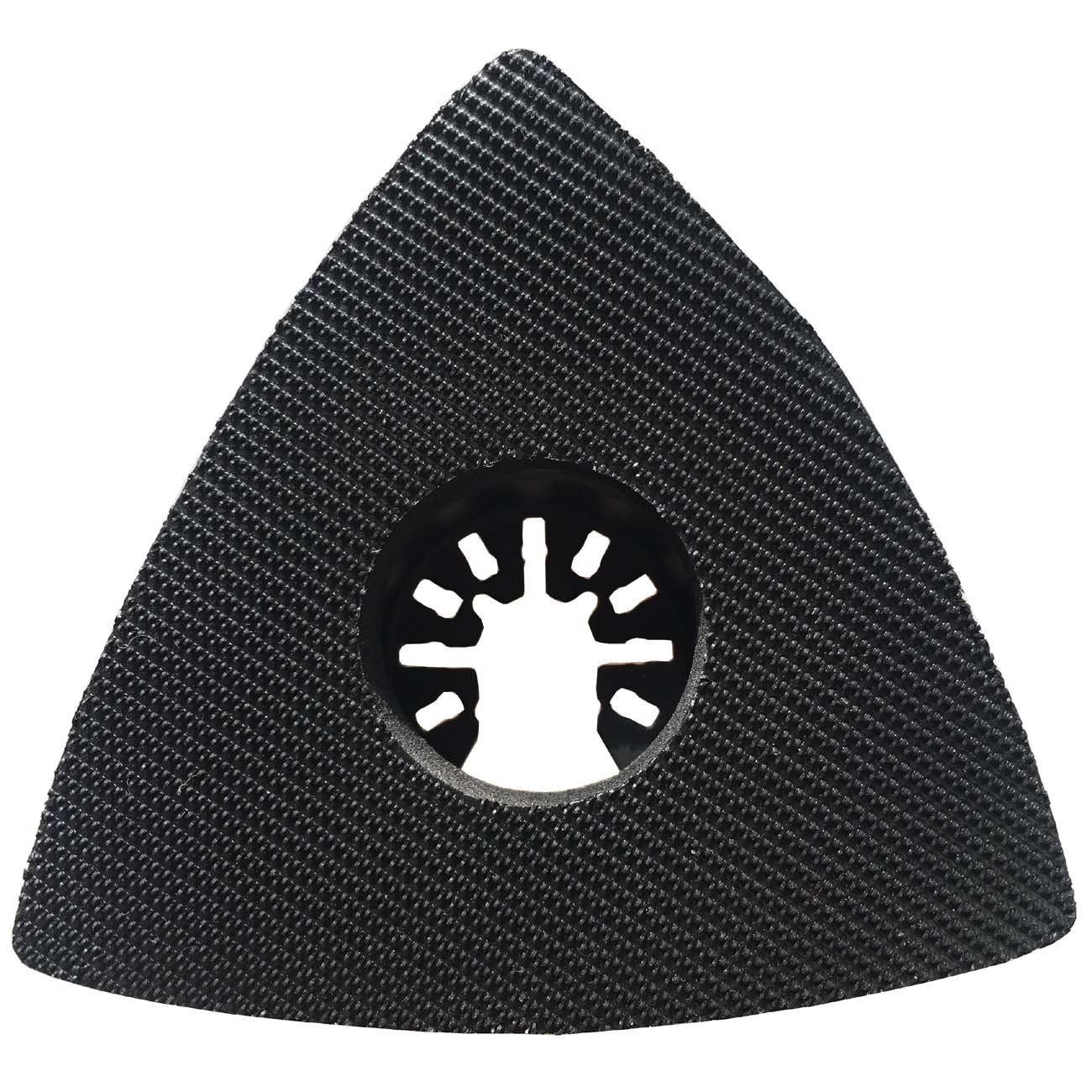 XXGO 10 Pcs 3-1/8 Inch 80mm 10 Triangle Sanding Pads, Black