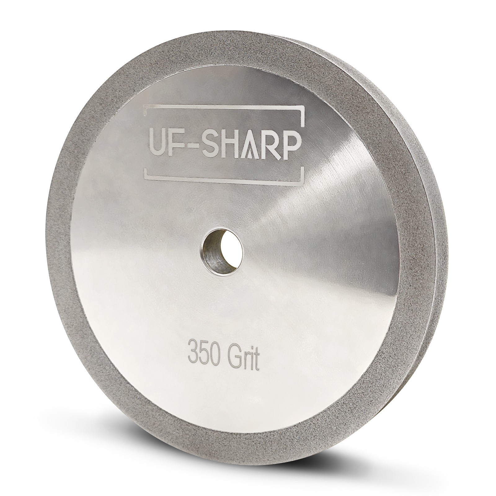 CBN Grinding Wheel for Twice as Sharp, 350 Grit, 5″ Dia, 1/2″ Thick, 1/2″ Arbor