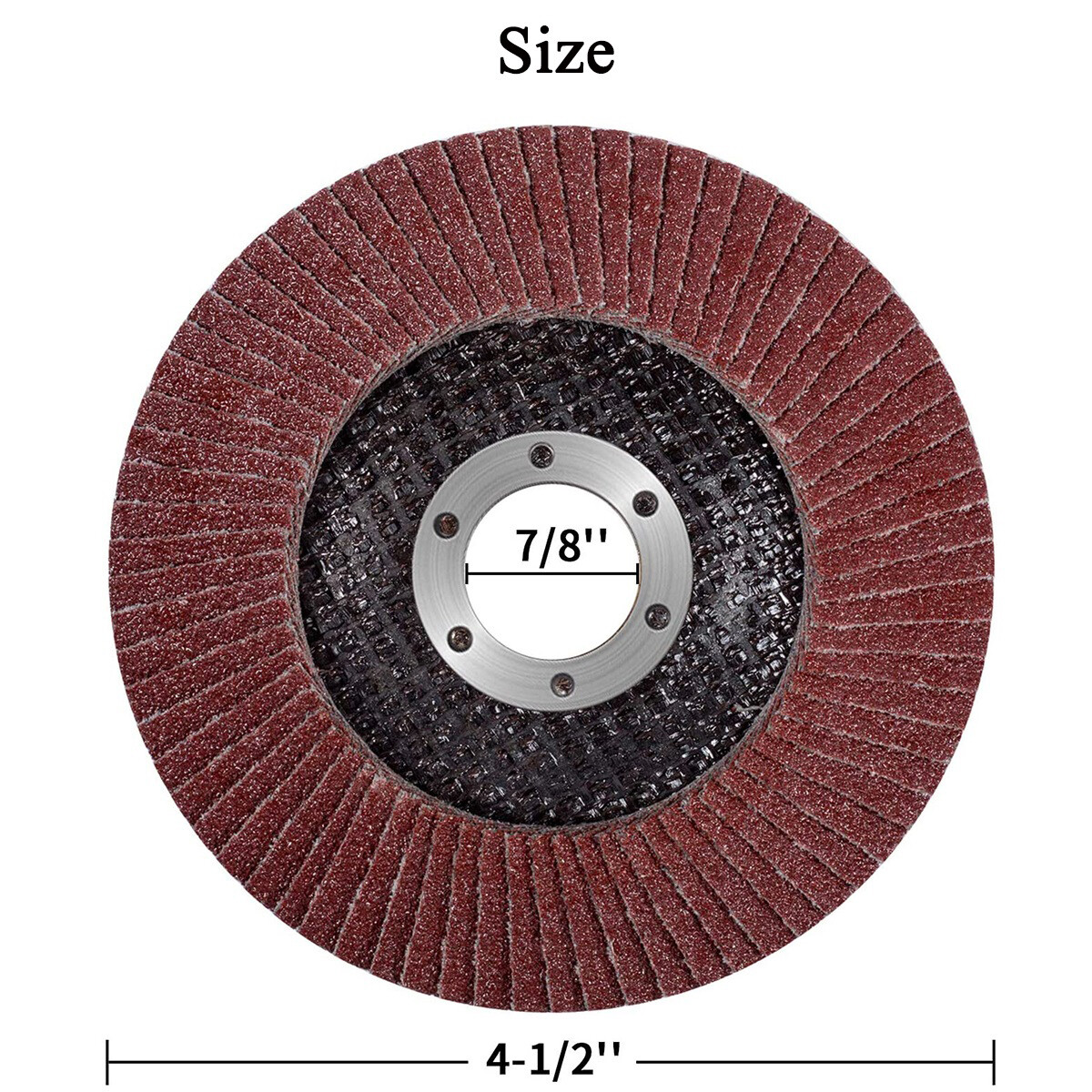 20PACK 4.5inch Professional Flap Discs T27 Angle Grinder Sanding Wheels 120 Grit