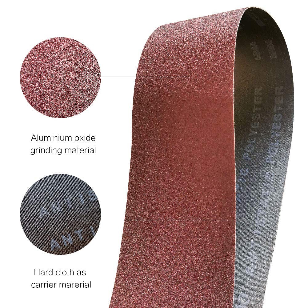 Versatile 400 Grit Sanding Belts 4 x 36 Inch – Ideal for Wood, Metal, & More