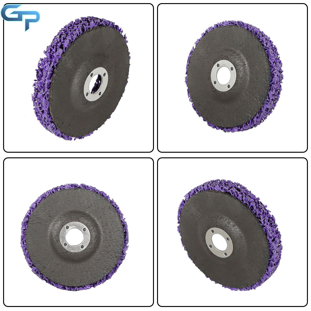 10 Pcs 4″ x 5/8″ Purple Strip Discs Stripping Wheel Paint Removal Disc New