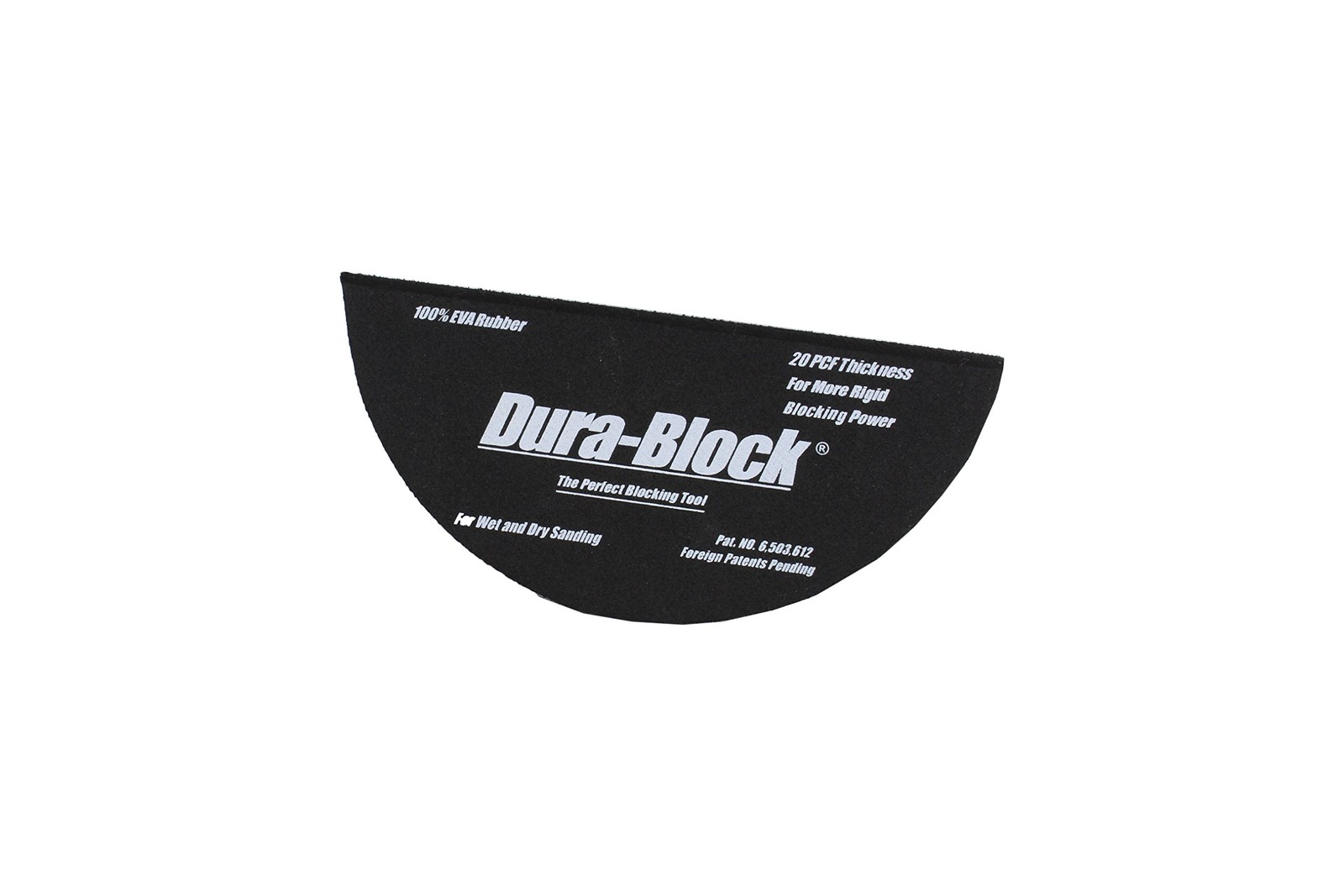 Dura-Block AF4411 Black Dura-Disk Sanding Block 6 x 2.5 x 0.625 inches,