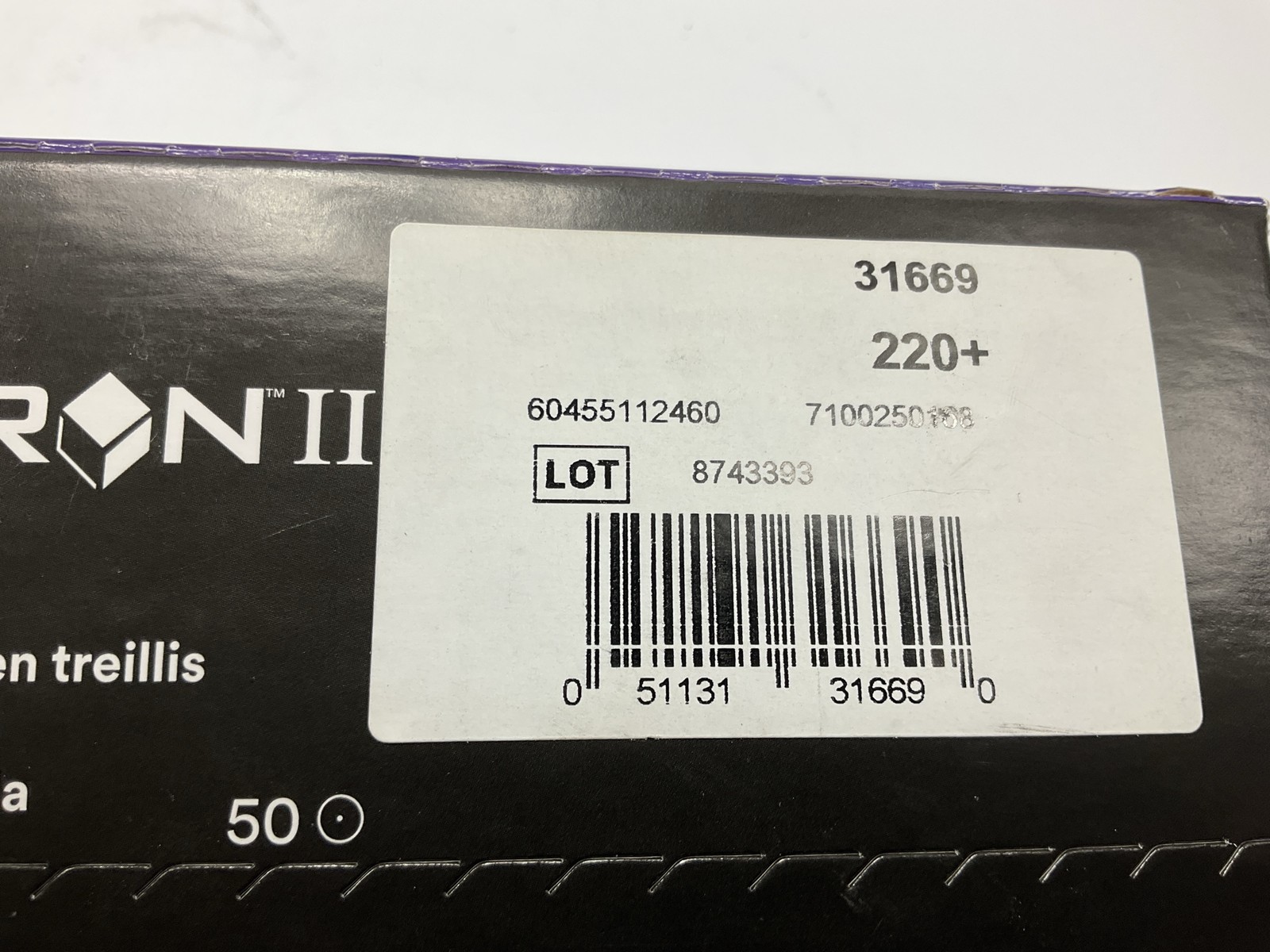 3M 31669 Cubitron II 220+ Grit 5 In Net Sanding Disc Roll, 50 Pack
