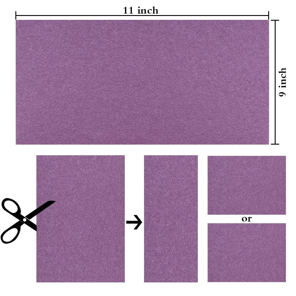 10PCS 1200 Grit Wet Dry Sandpaper 9x11in White Fused Alumina Abrasive