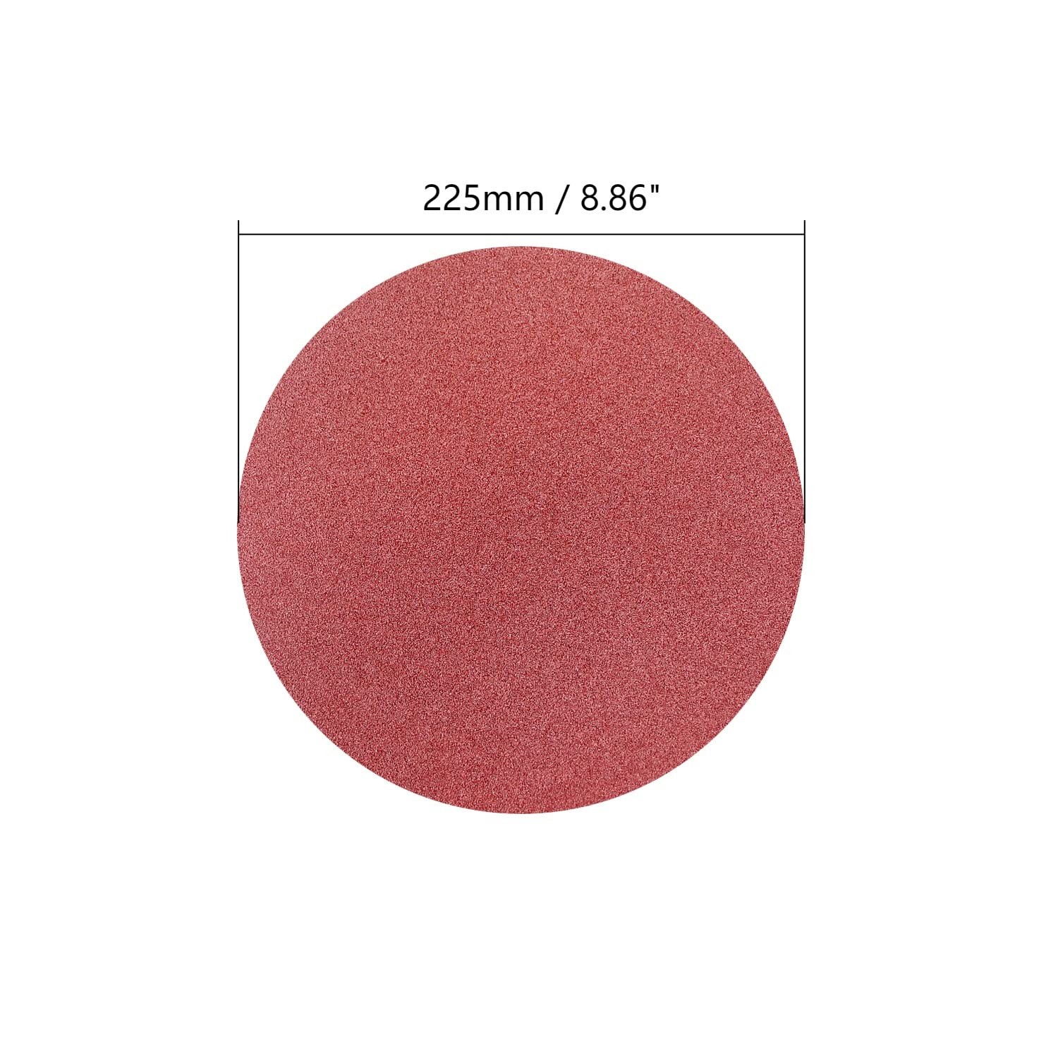 10 Pcs 9 Inch PSA Sanding Discs 80 Grit Adhesive Sandpaper