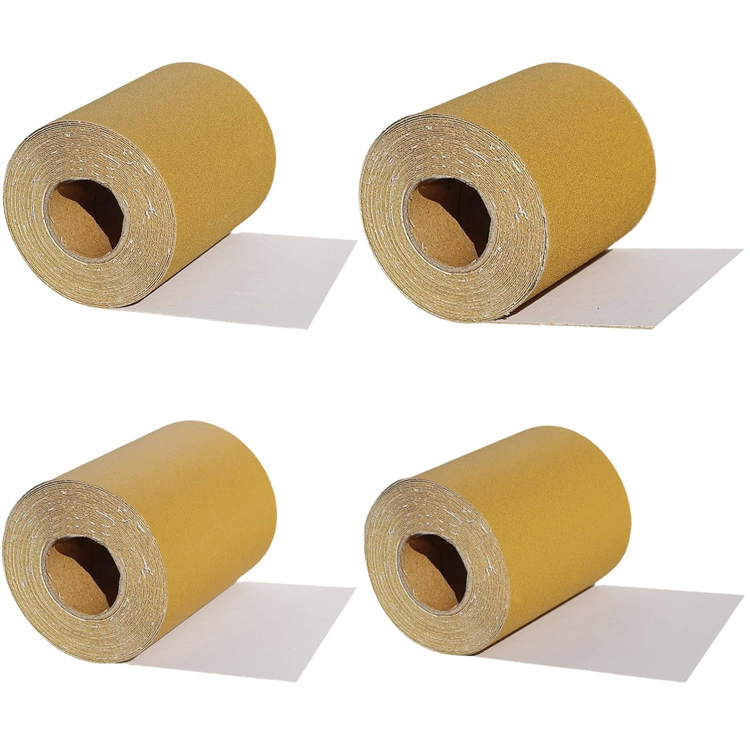 Total 20 Yards Long 2-3/4″ Wide Sanding Paper Roll Kit – 80 120 220 320 Grit
