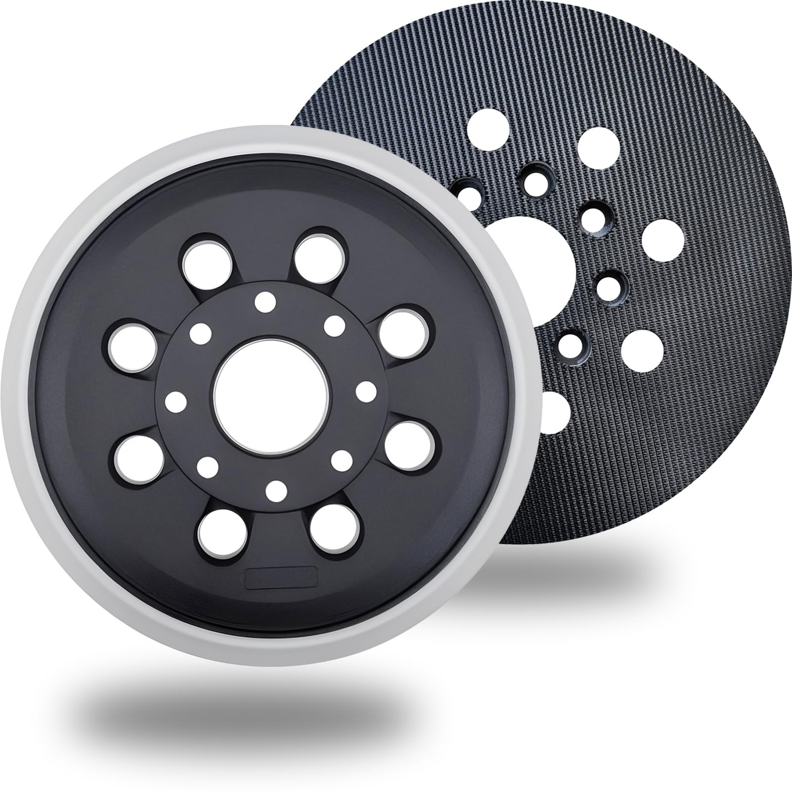 5 Inch 8 Hole Hook & Loop Replacement Sander Pad for 5″ Bosch ROS20VS, 5 inch