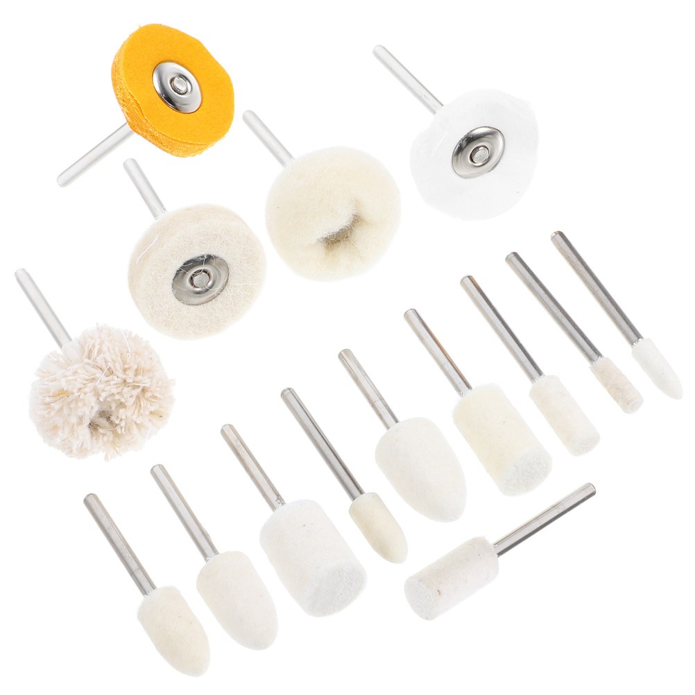 50 Pcs Mini Polishing Buffing Wheel Brush Kit for Jewelry Watch Repair