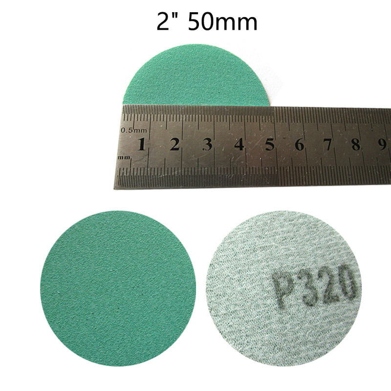 2 inch 50mm Wet & Dry Sanding Discs 40 – 2000 Grit Sandpaper Film Pads Hook Loop