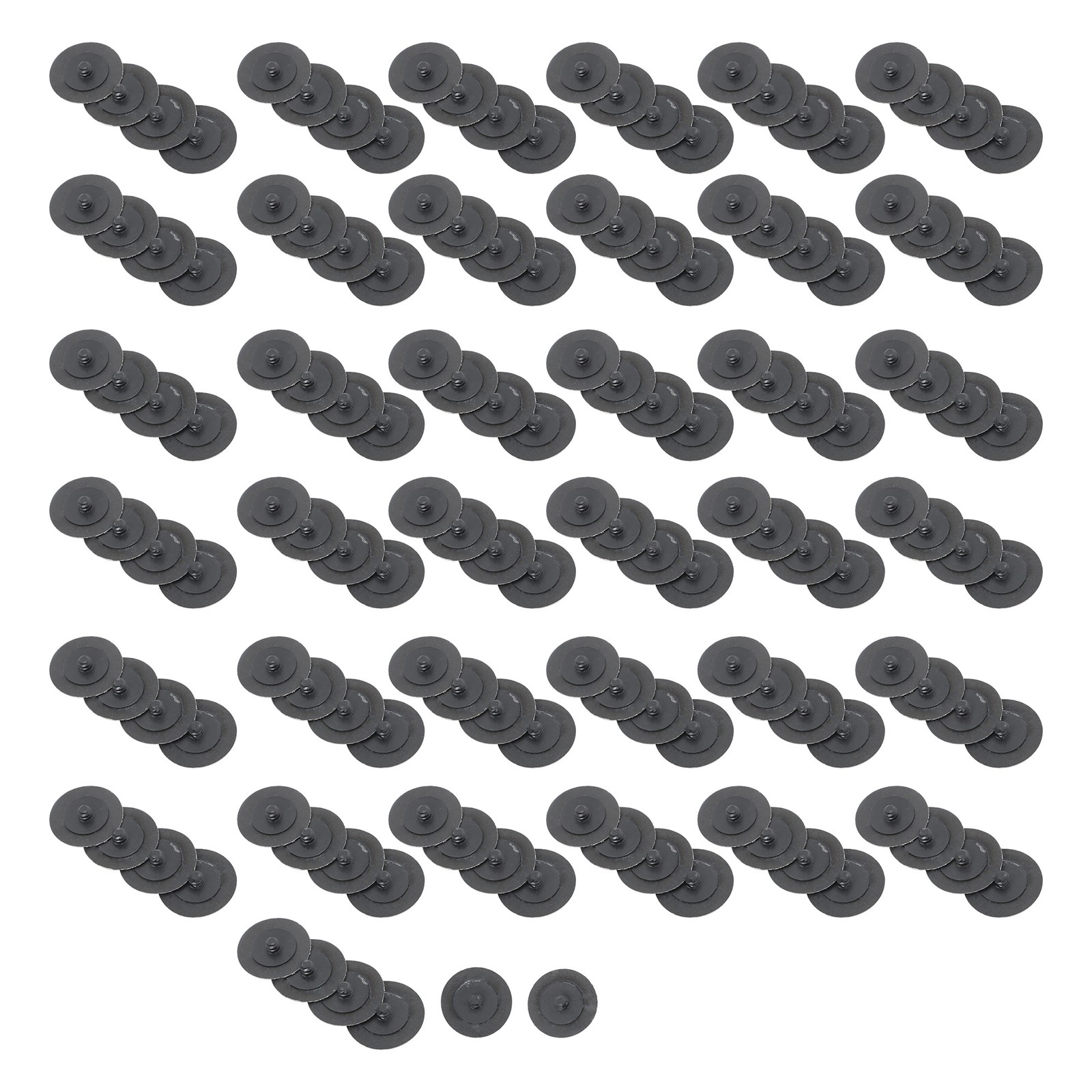 150 Pieces 2 Inch 80 Grit Medium Red Torque Sanding Discs for Die Grinder