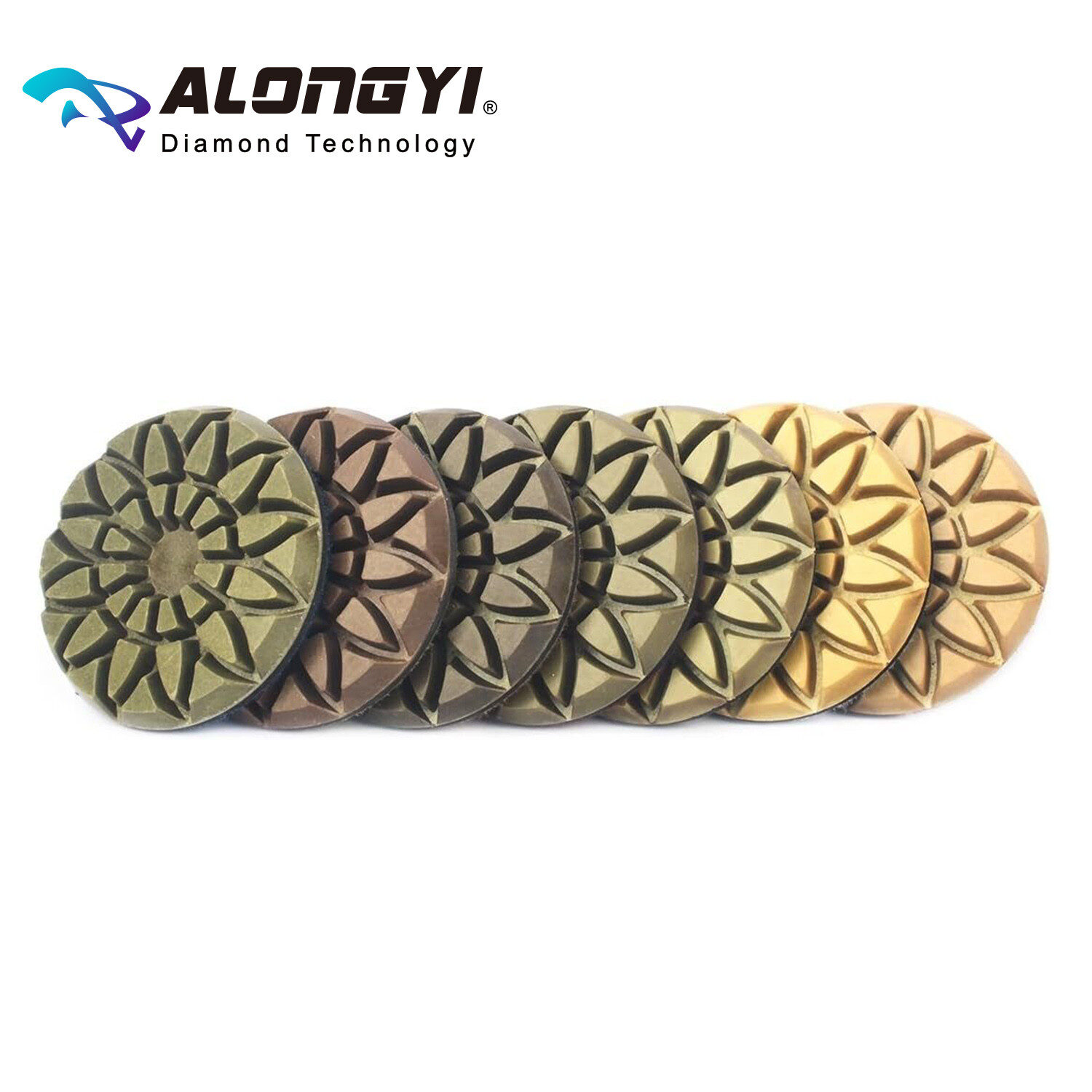 3″ Inch Concrete Floor Polishing Premium Dry Diamond Grinding Pads