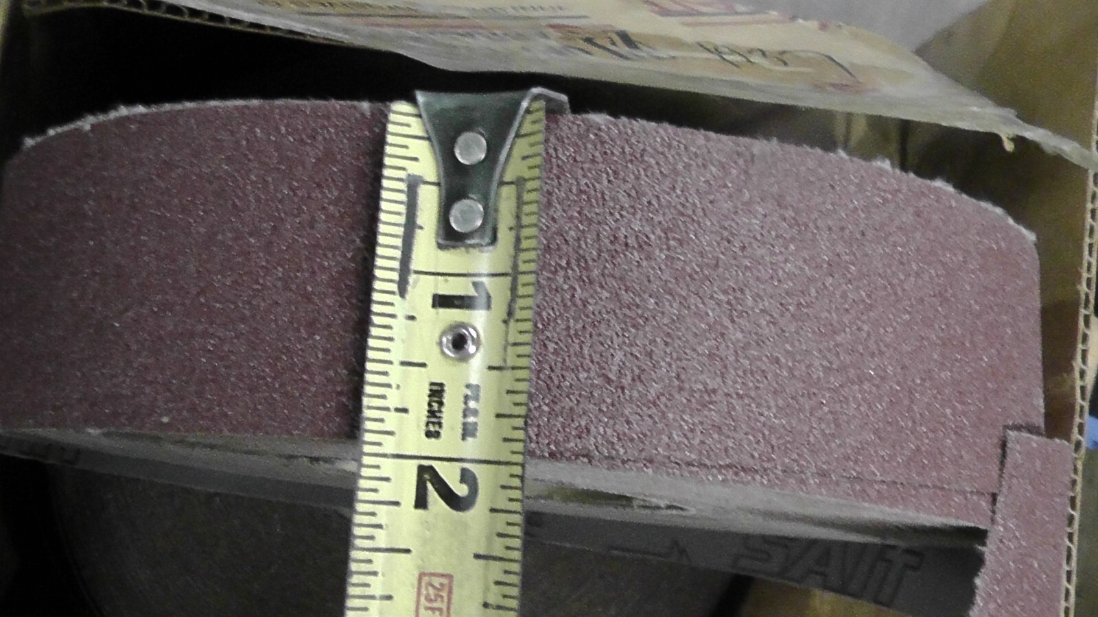 SAIT 2″ Wide EA-F P60, Aluminum Oxide, 60 Grit?, Rolled sanding paper, New
