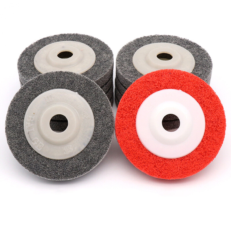 100mm 4″ Nylon Fiber Wheel Abrasive Polishing Buffing Disc Pad Angle Grinder