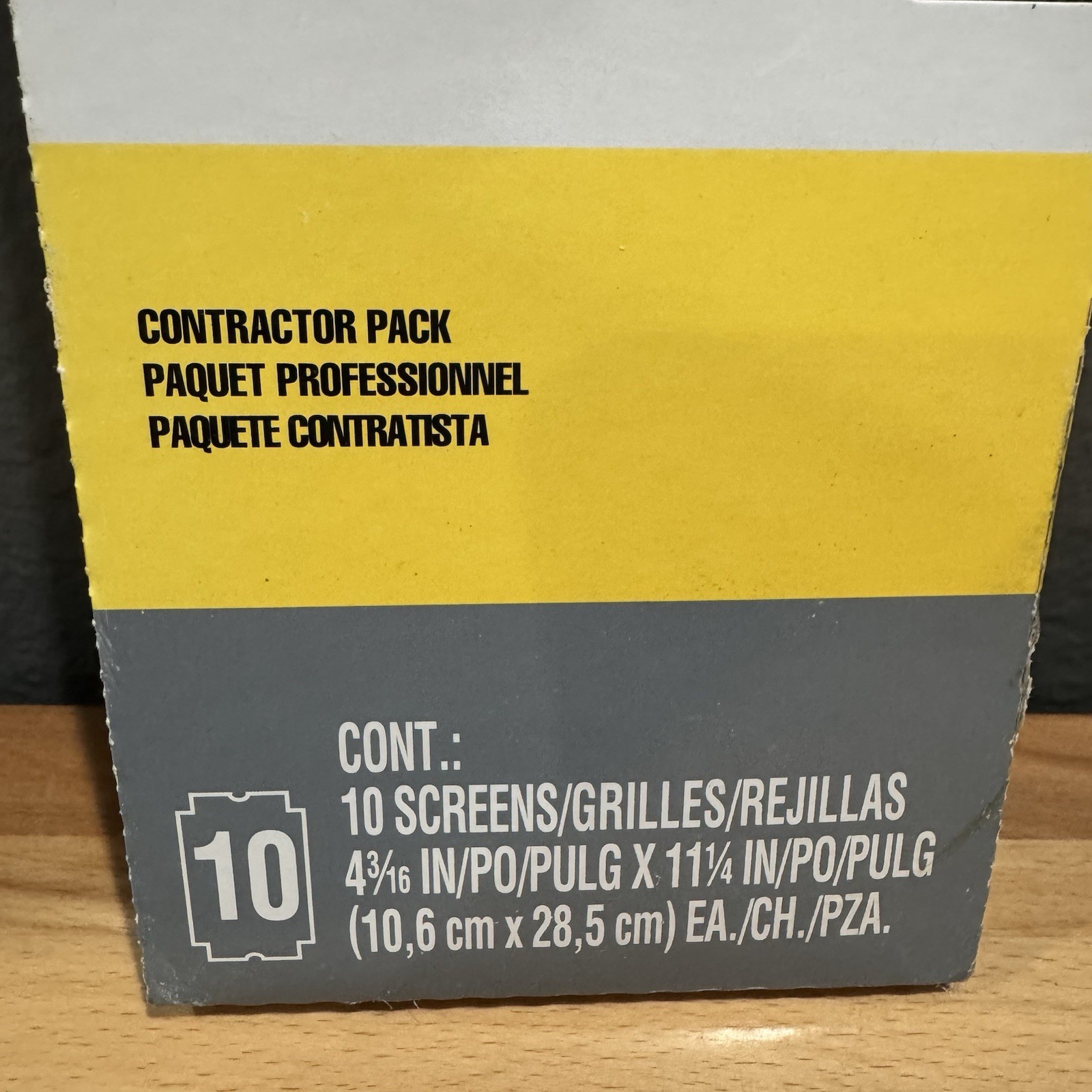 Drywall Sanding Sheets 4 3/16 In. X 11 1/4 In. 220 Grit Fine Screens (10-Pack)