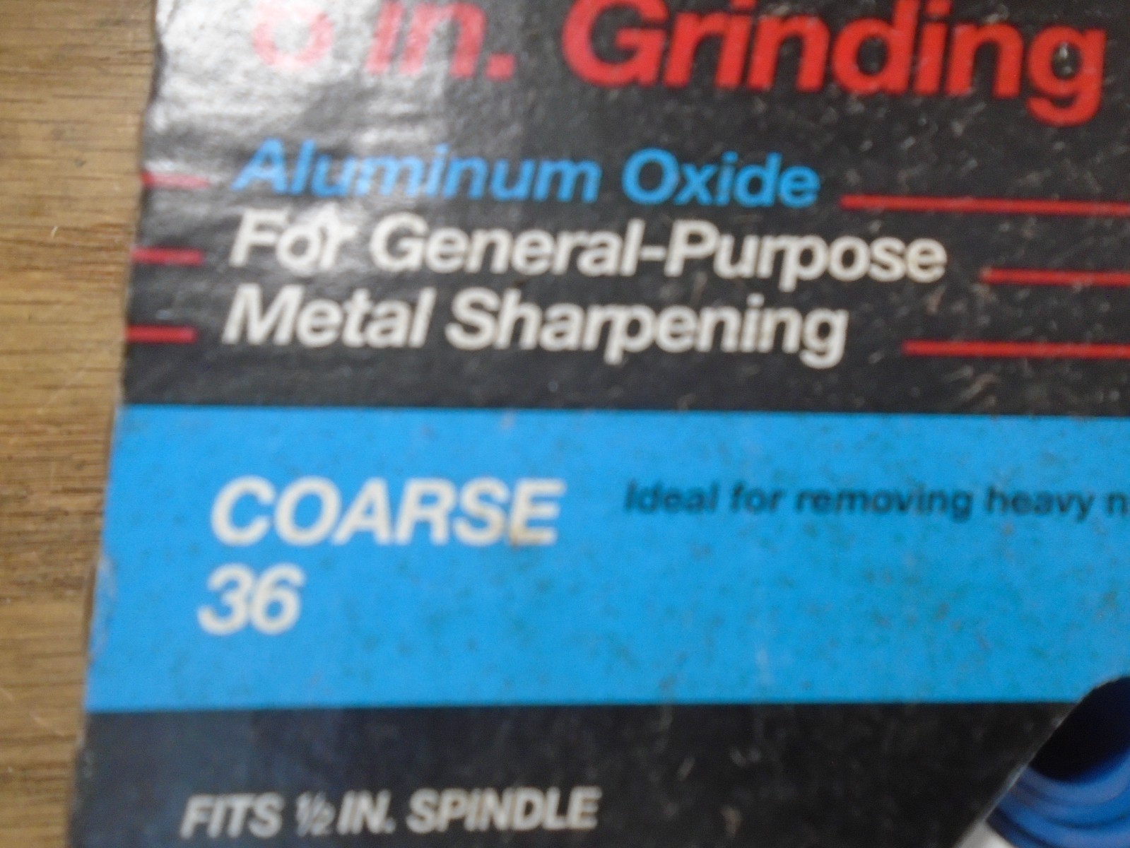 SEARS Craftsman 9 64535 Aluminum Oxide Grinding Wheel 6”x 3/4” Coarse 36 NIB