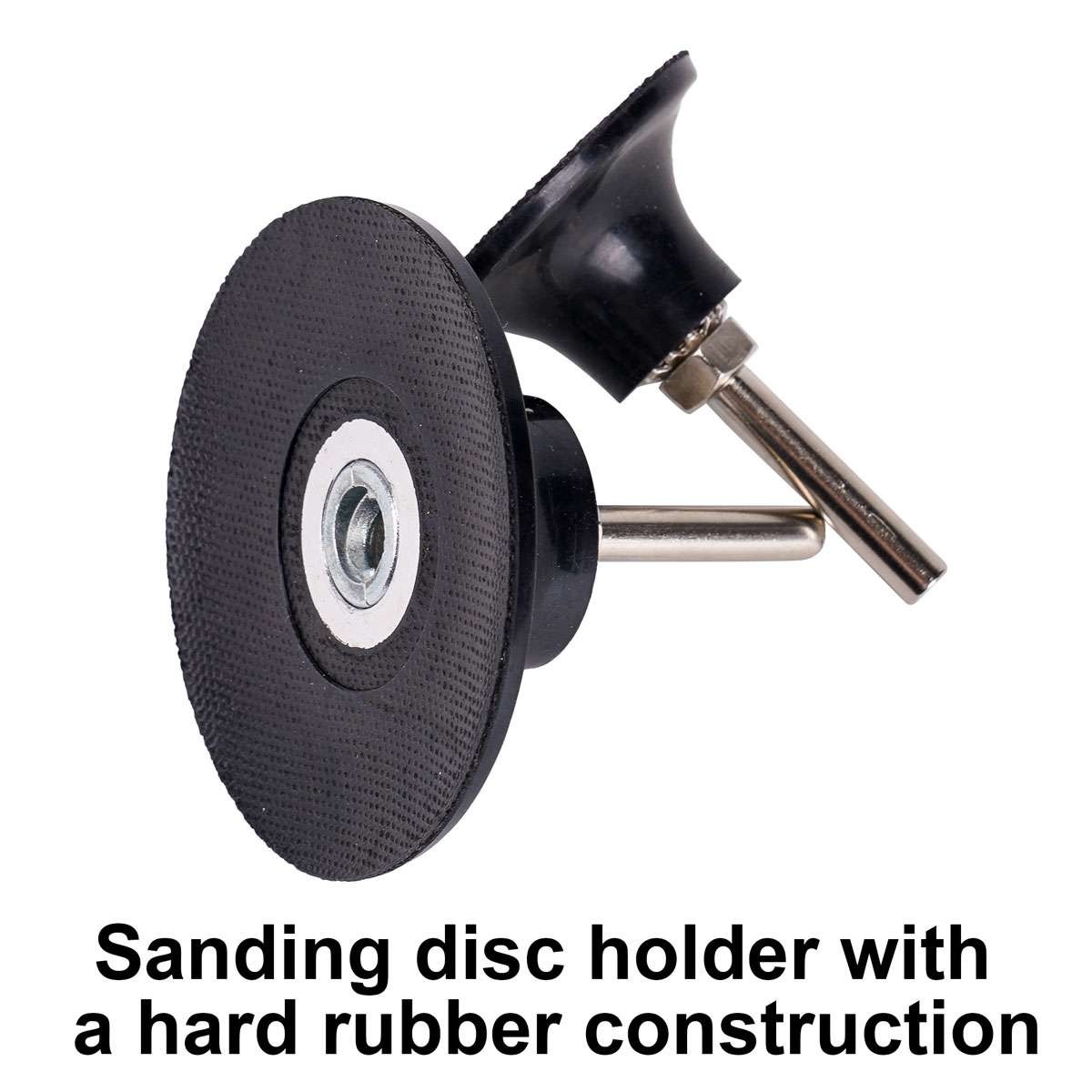 1/2pcs 1/4″ Shank Roll Lock 2/3in Sanding Disc Pad Holder for Die Grinder Dril