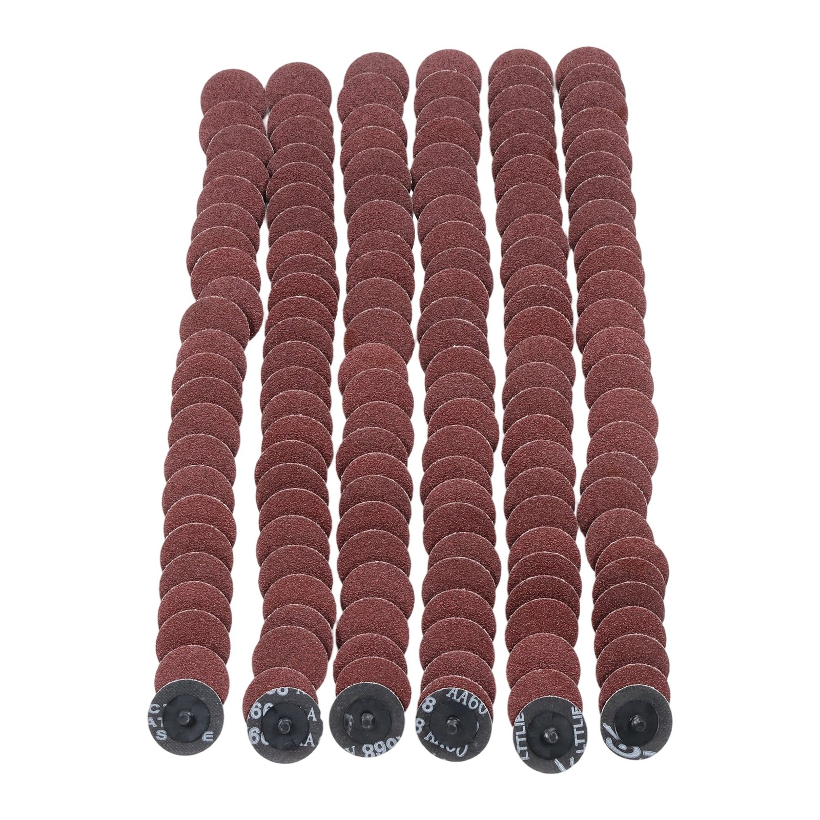 150 Pieces 2 Inch 60 Grit Medium Red Torque Sanding Discs for Die Grinder