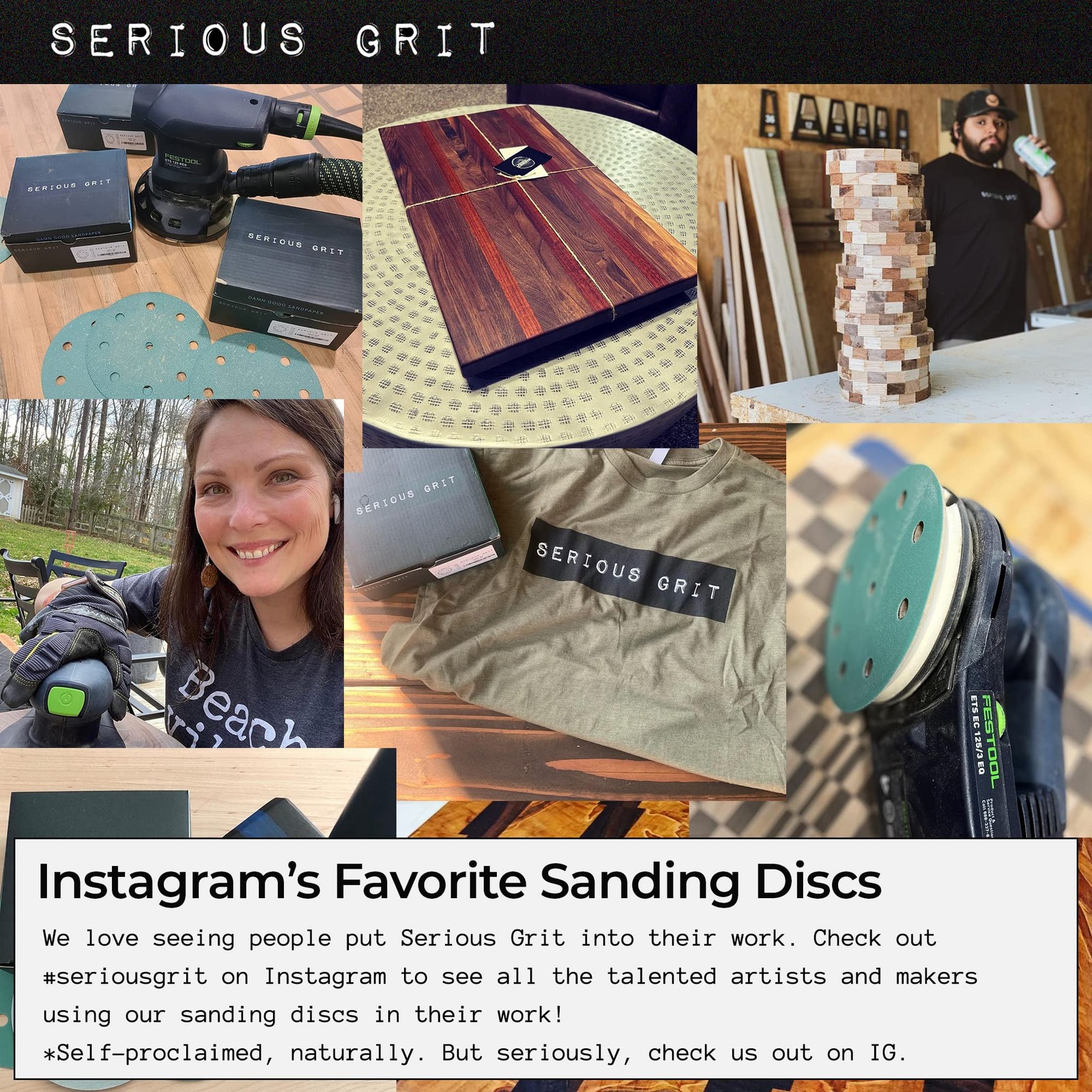 Serious Grit – 5-Inch 9-Hole 150 Sanding Discs – Heavy-Duty 150