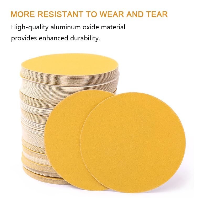 6 inch 150mm Self Adhesive Sanding Discs Sticky Backed Sandpaper 80 – 220 Grits