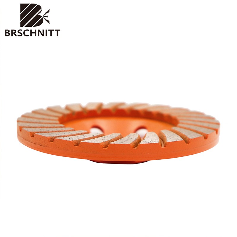 Diamond Cup Grinding Wheel Turbo Row Sanding Disc 4-7 inch for Granite Masonry