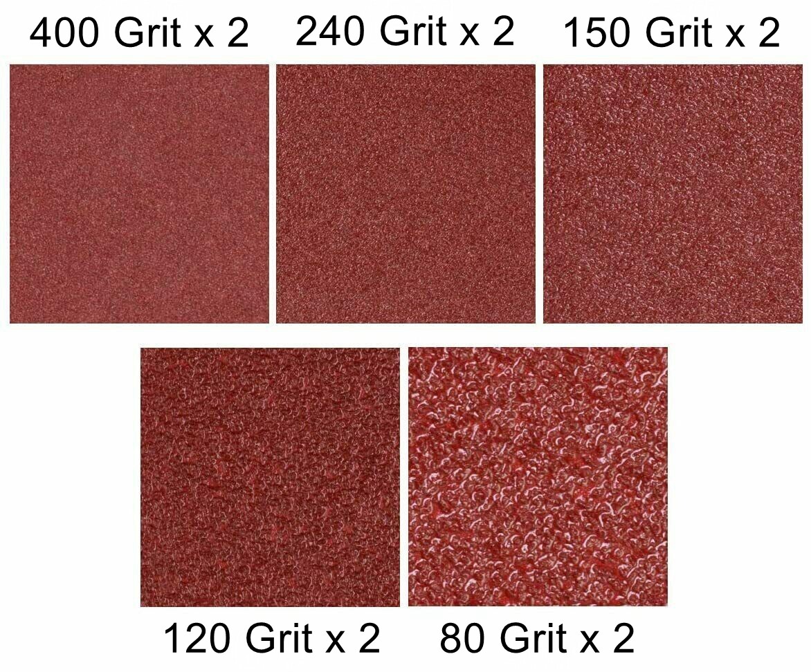 20PCS Sanding Belts 4 x36 in 80 120 150 240 400 Grit Belt Sander Paper Sandpaper
