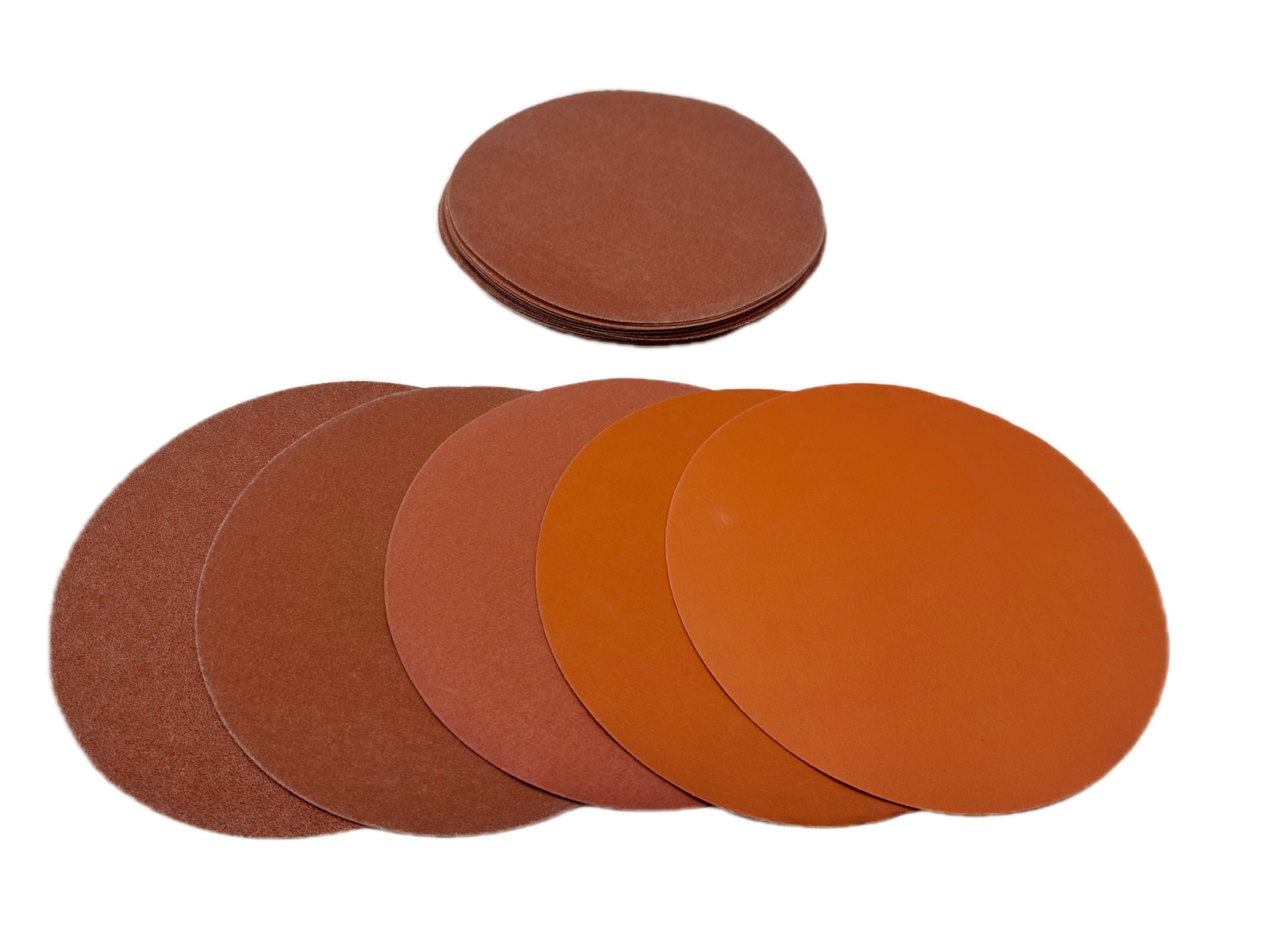 20/50/100PACK 9″ Hook & Loop Ceramic Orange 0-Hole Sanding Disc 60 Grit For Wood