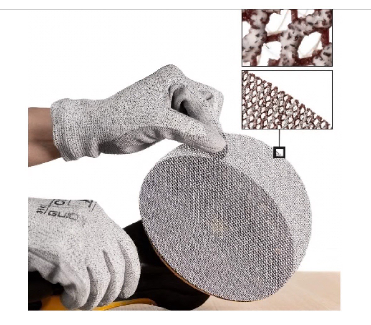 Mirka Abranet 6 Inch P800 Dust Free Sanding Discs 50 Pack For Orbital Sanders