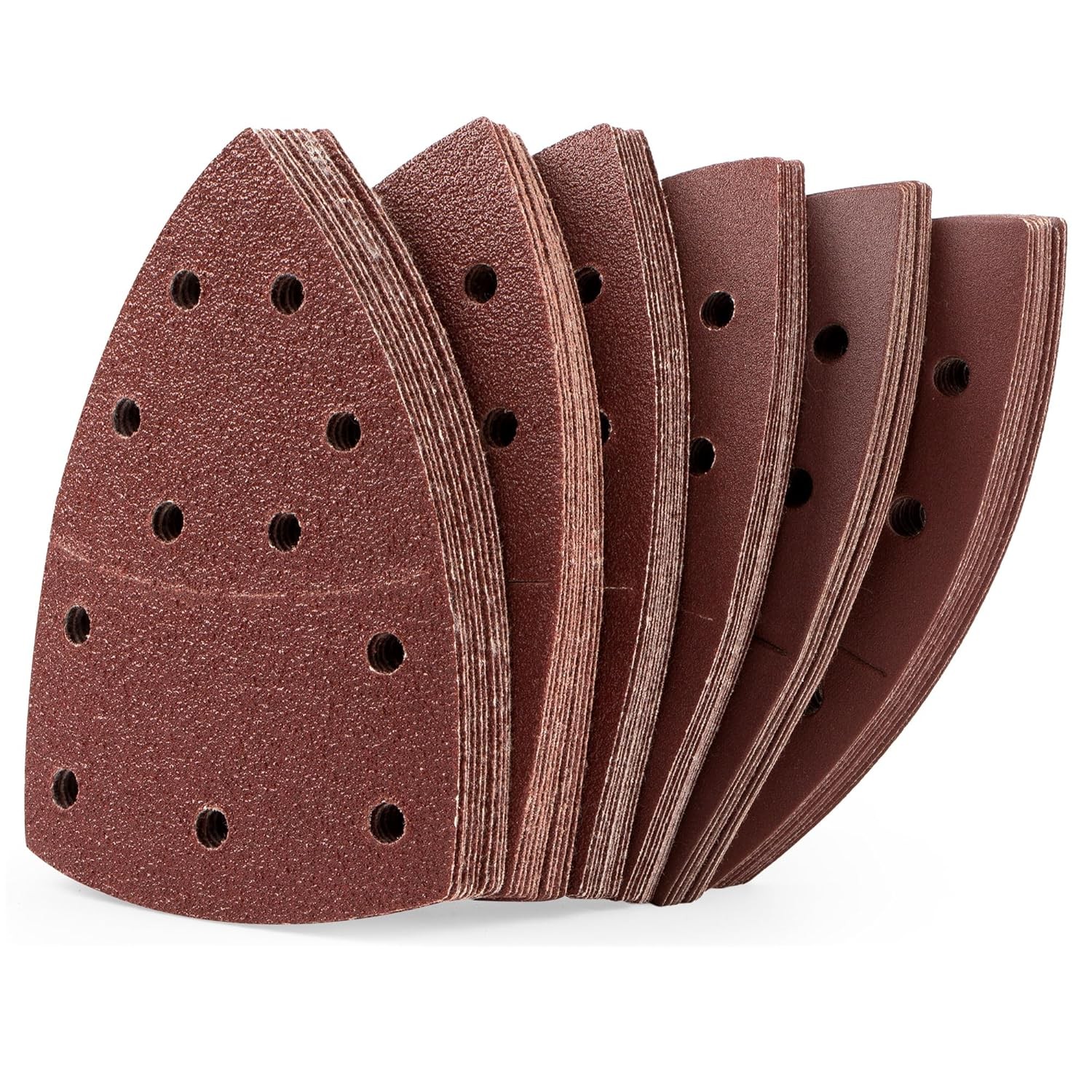 Mouse Sanding Pads Hook Loop Sandpaper 120 Grit for Black+Decker Detail Sander