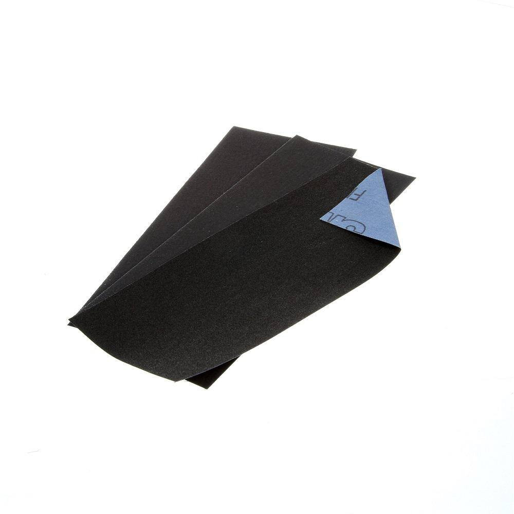 3.66 In. X 9 In. Coarse, Medium and Fine Assorted Grits Emery Cloth Sandpaper (3