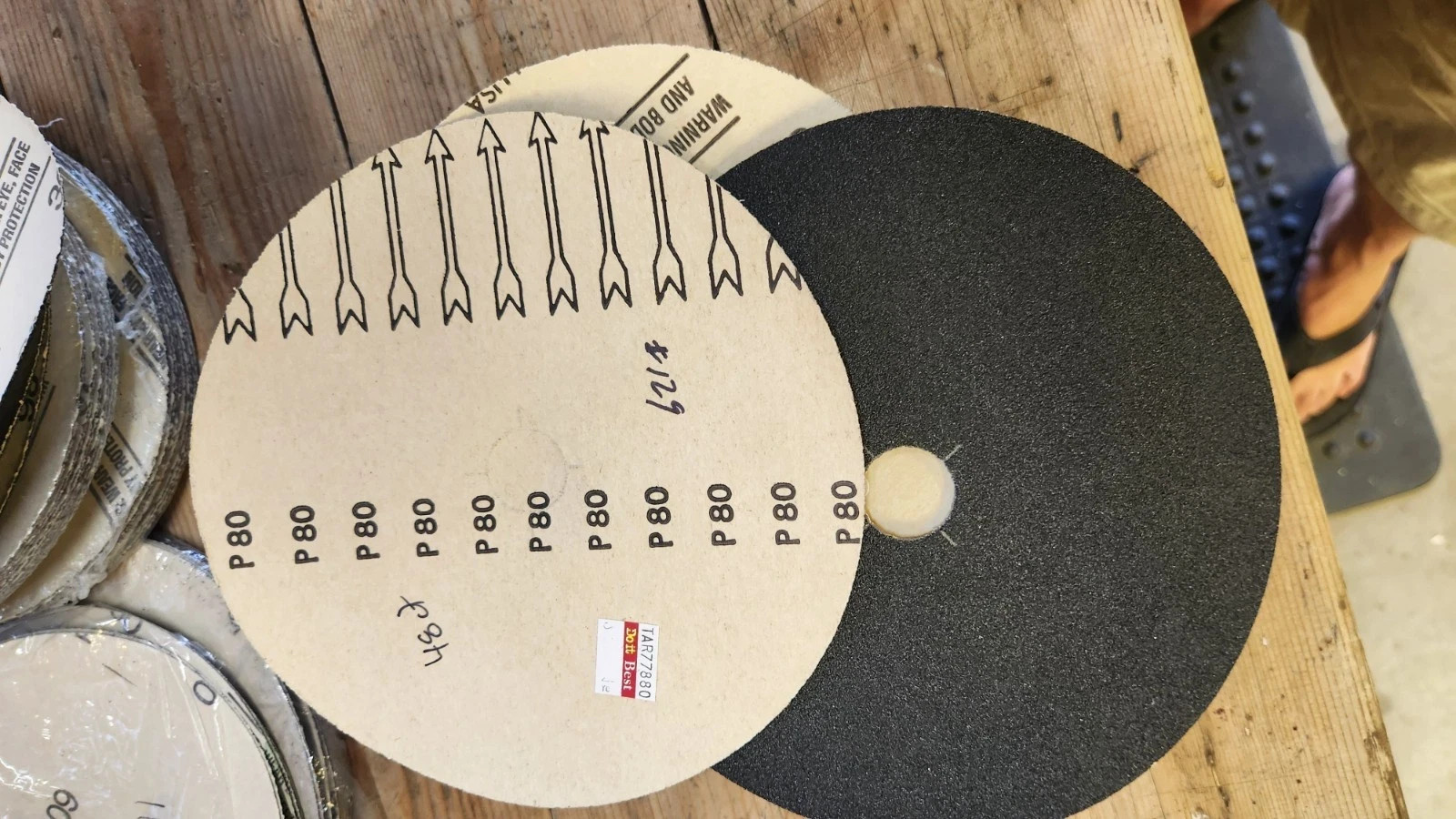 7″ Floor Sander Sanding Disc Lot 36 60 80 100 Grit Edger Edging Machine USA