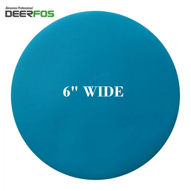 DEERFOS 6″ SANDING DISC 800 GRIT SANDPAPER PSA SELF ADHESIVE SHEET 10PCS