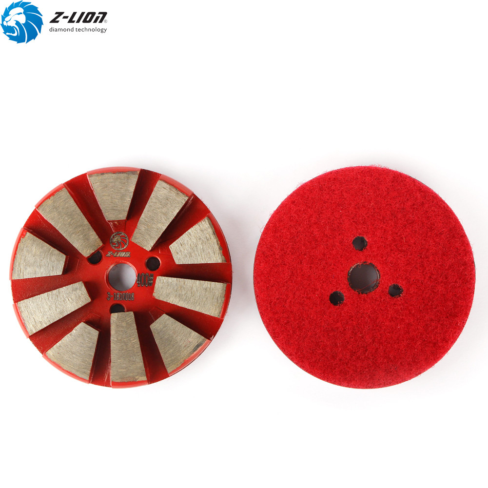 3″ 10 Segments Metal Bond Diamond Grinding Polishing Pad Concrete Marble Granite