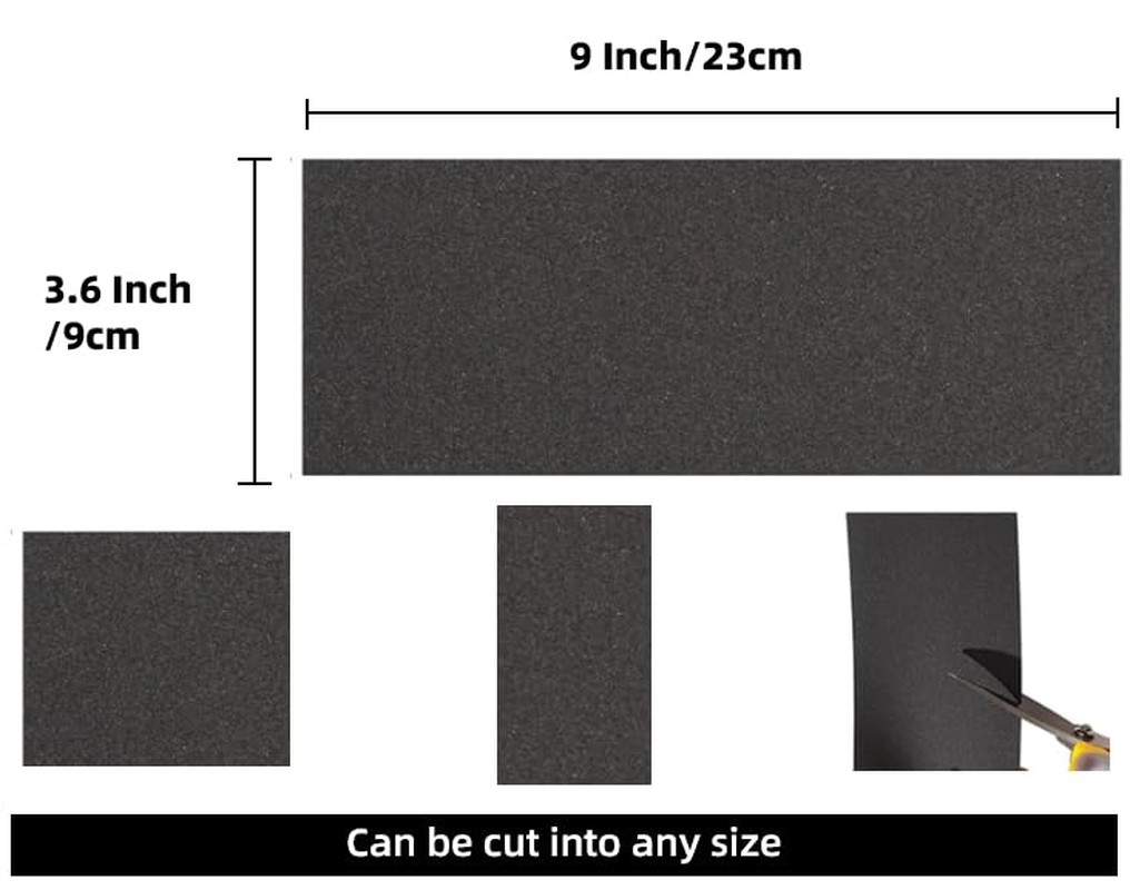 12pcs Sandpaper 800 to 5000 Grits, Wet and Dry Sandpaper 9×3.6 Inch for Cars Pol