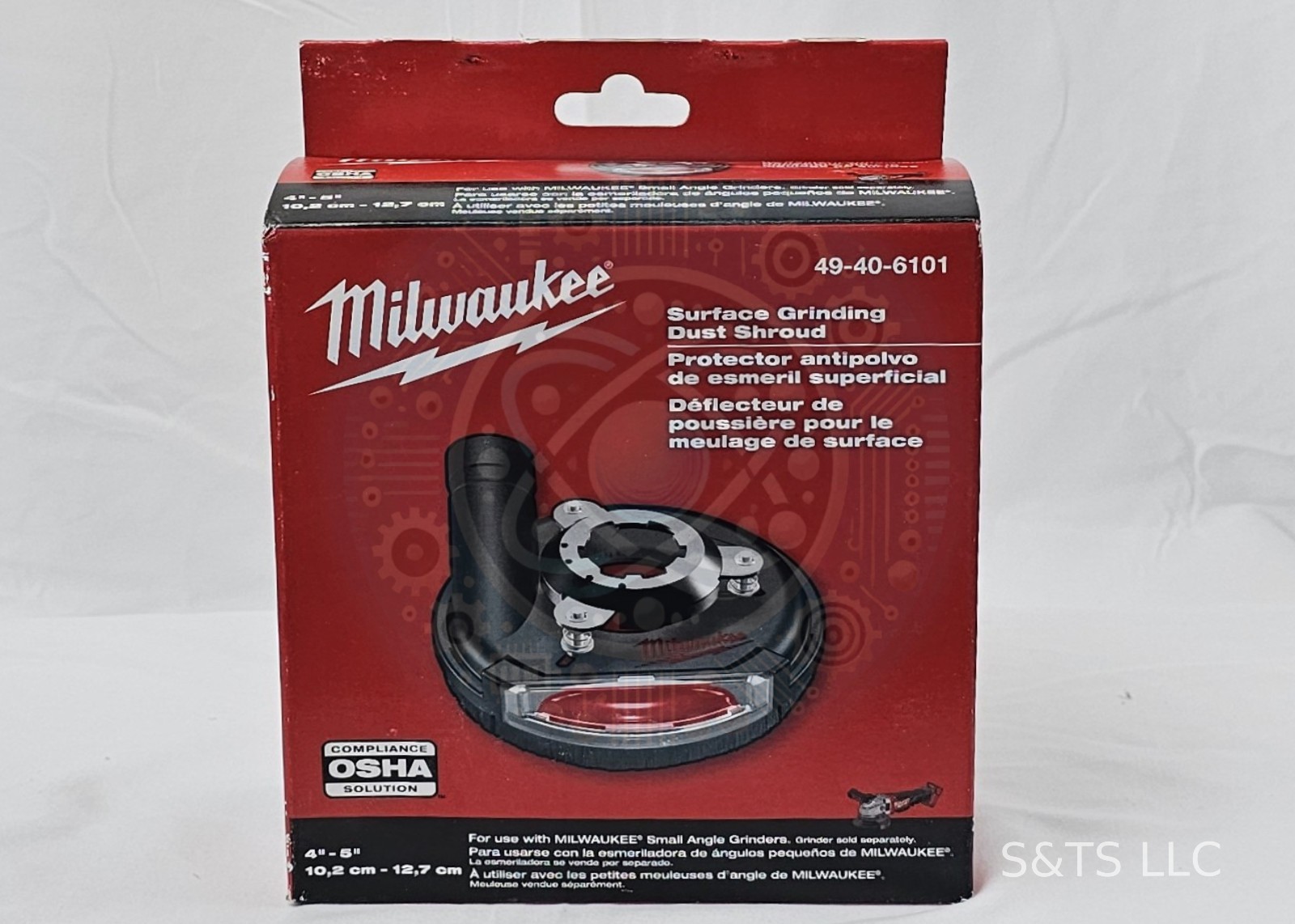 Milwaukee 49-40-6101 4″-5″ Universal Surface Grinding Dust Shroud OSHA