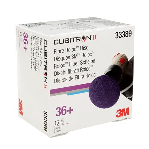 3M Cubitron Ii Roloc Fibre Disc 786C 33389 3 In 36 Grit 15 Pack High