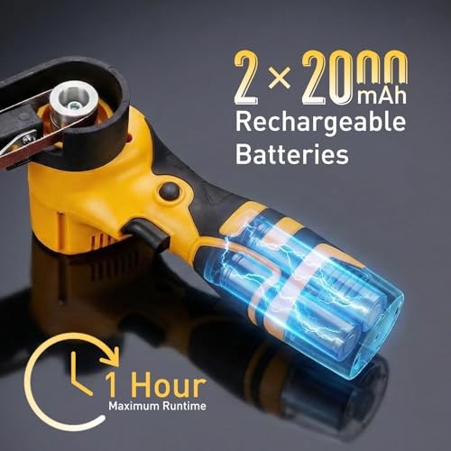 Cordless Belt Sander, 16.8V Mini Hand Held Belt Sander | 2pcs Battery, CVT,