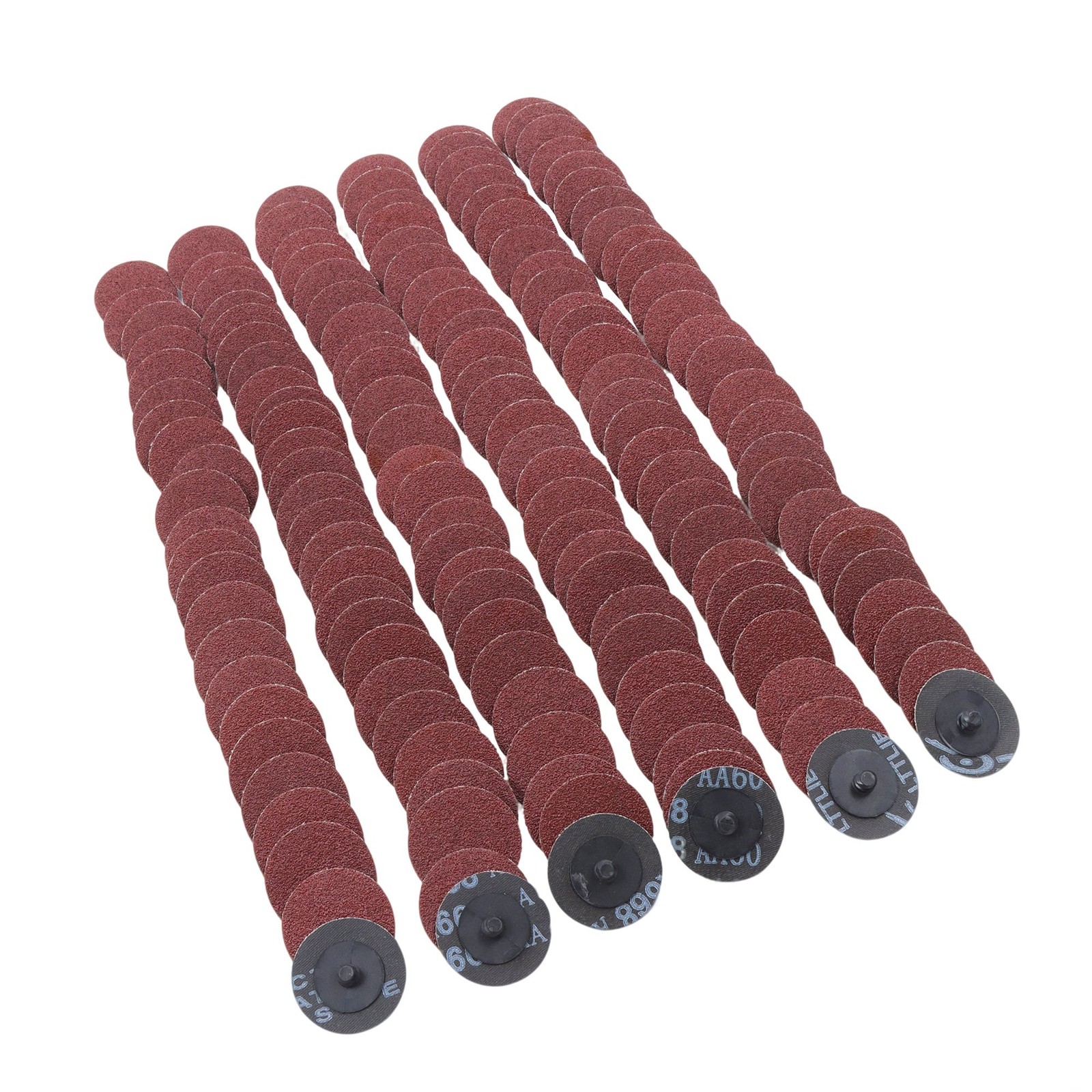 150 Pieces 2 Inch 60 Grit Medium Red Torque Sanding Discs for Die Grinder