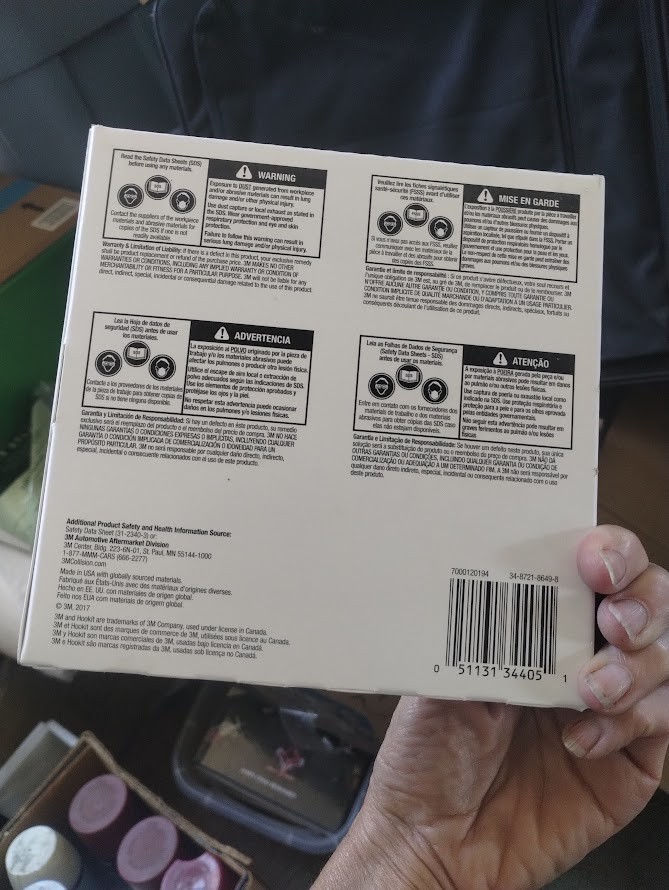 3M Hookit 6” 600 Grit Sandpaper Discs 34405 P600 – BRAND NEW