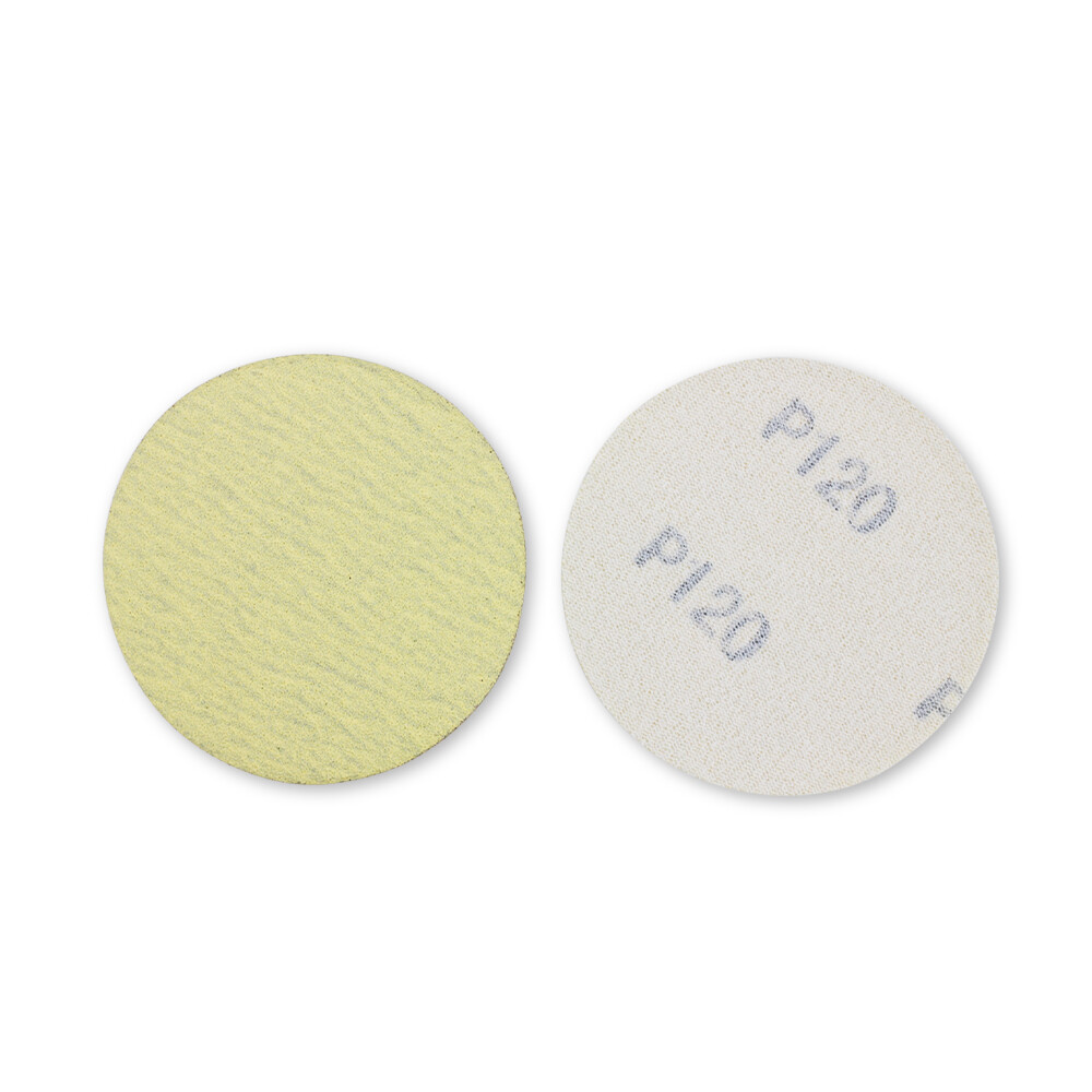 BHA 3″ Inch Gold Hook & Loop Sanding Discs Orbital DA Sandpaper – 50 Pack