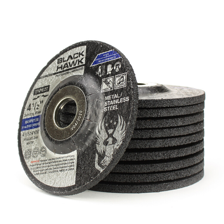 25 Pack – 4-1/2″ x 1/4″ x 7/8″ Black Hawk Grinding Wheel (T27 Depressed Center)