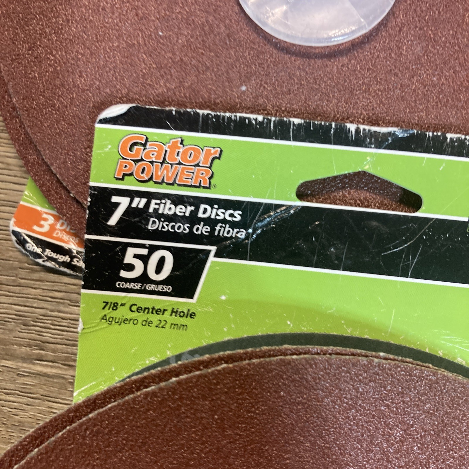 30 Packs 3 Piece Gator power 7” 50 grit Sanding Pads No. 3078 Bulk Lot