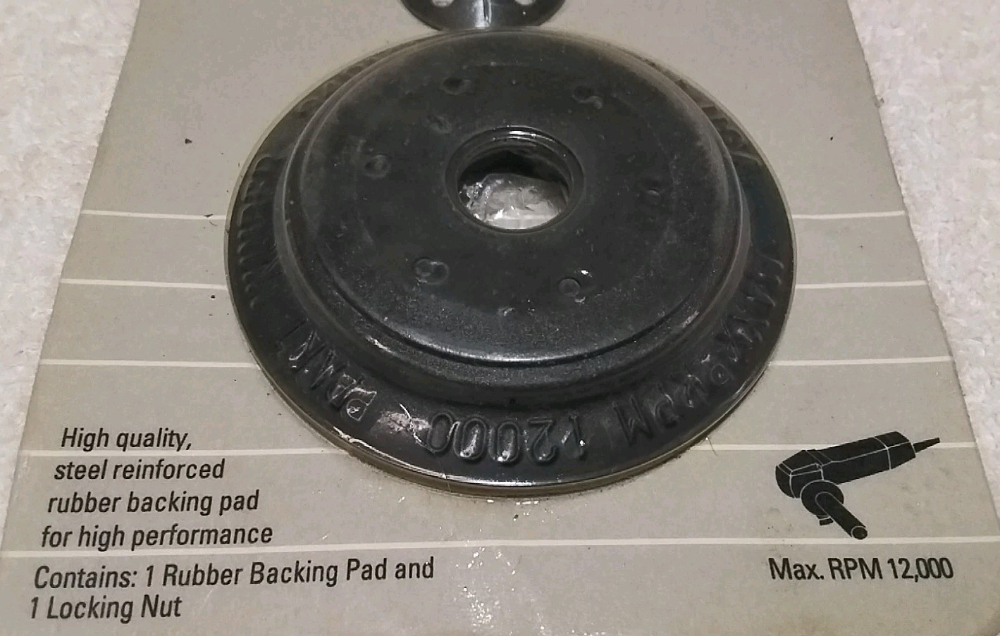 BLACK&DECKER 72-229 4″-M10×1.25 RUBBER BACKING PAD