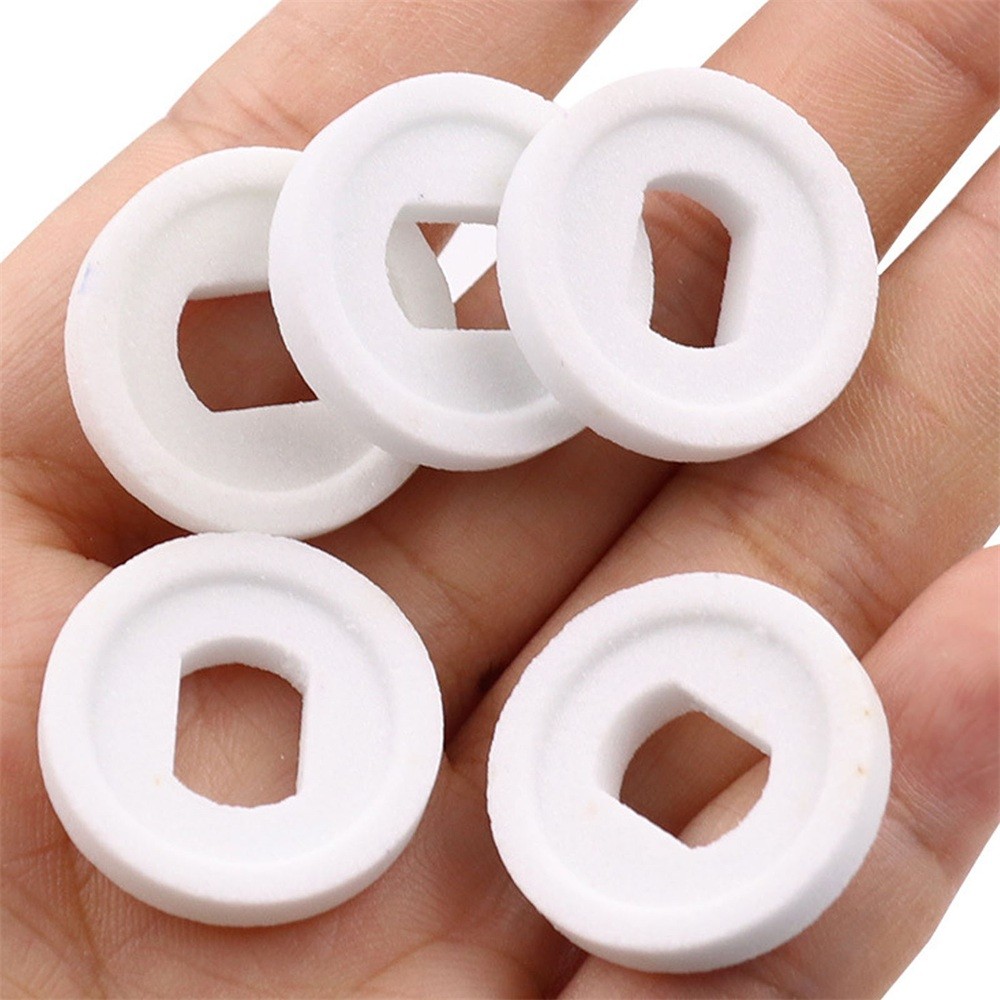 10Pcs 22mm Grinding Wheel 150# Single-sided Concave Shape Disc Replacement White
