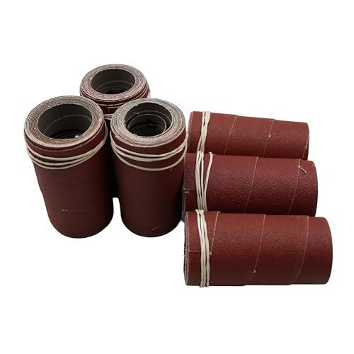Sanding Sheets 10 Inch 120 Grit Aluminum Oxide Cloth Backed 3 Inch Wide 6 Pack