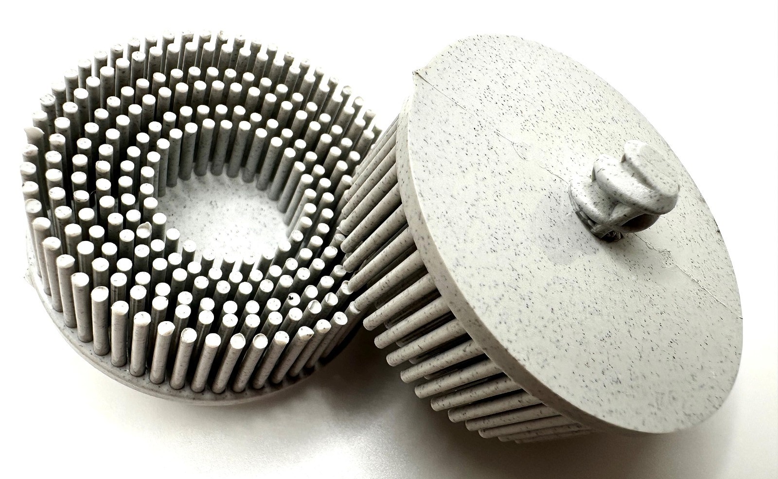 5 Pack 2″ 120 Grit Bristle Discs | Ceramic-Aluminum Oxide Quick Change | Roloc C