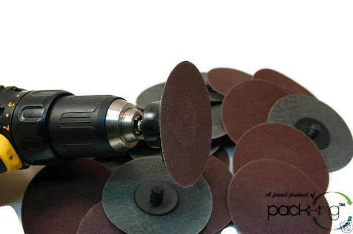 (25pc) Rogue River Tools 3″ Quick-Change Sanding Discs (Type – R) (180 Grit)