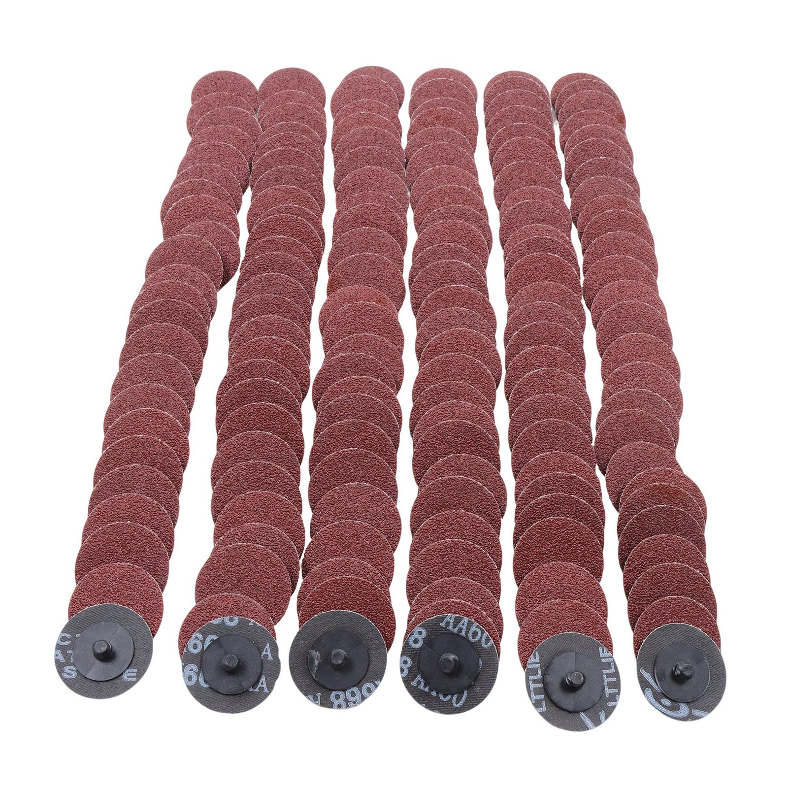 150 Pieces 2 Inch 60 Grit Medium Red Torque Sanding Discs for Die Grinder