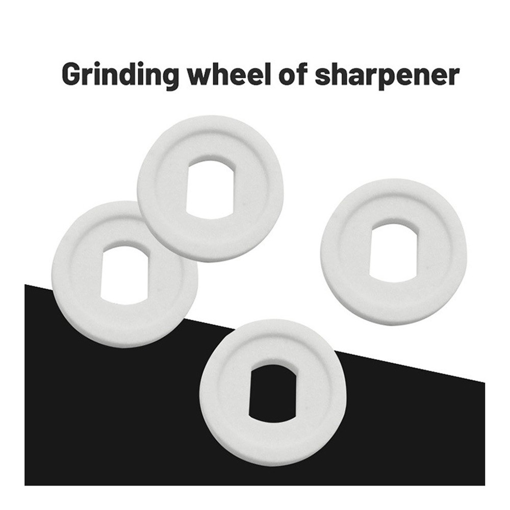 10Pcs 22mm Grinding Wheel 150# Single-sided Concave Shape Disc Replacement White